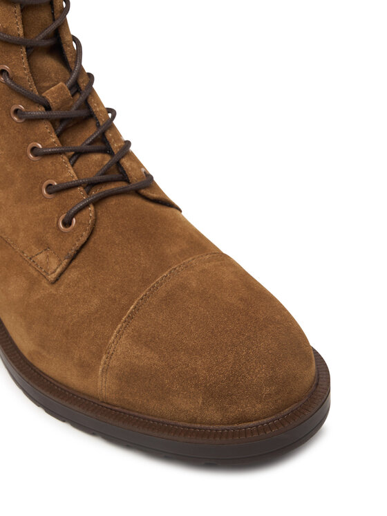 Tommy Hilfiger Ghete Tommy Hilfiger Cleated Hilfiger Sde Moc Boot FM0FM05964 Maro închis