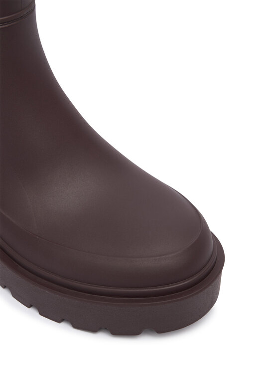 Calvin Klein Γαλότσες Calvin Klein Rainboot Rubber HW0HW03179 Σκούρο καφέ
