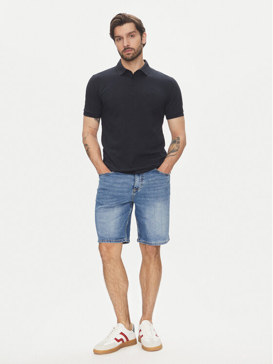 Lindbergh Lindbergh Поло 30-404020 Cиній Relaxed Fit