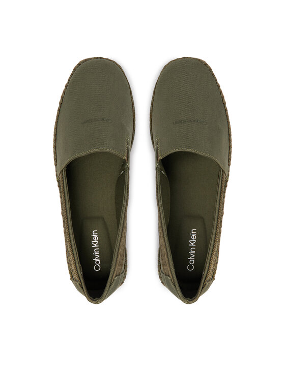 Calvin Klein Espadrile Calvin Klein Espadrille Webbing Cv HM0HM02075 Verde