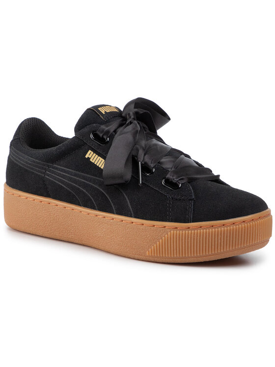Puma Sneakersy Puma Vikky Platform Ribbon 364979 01 Czarny
