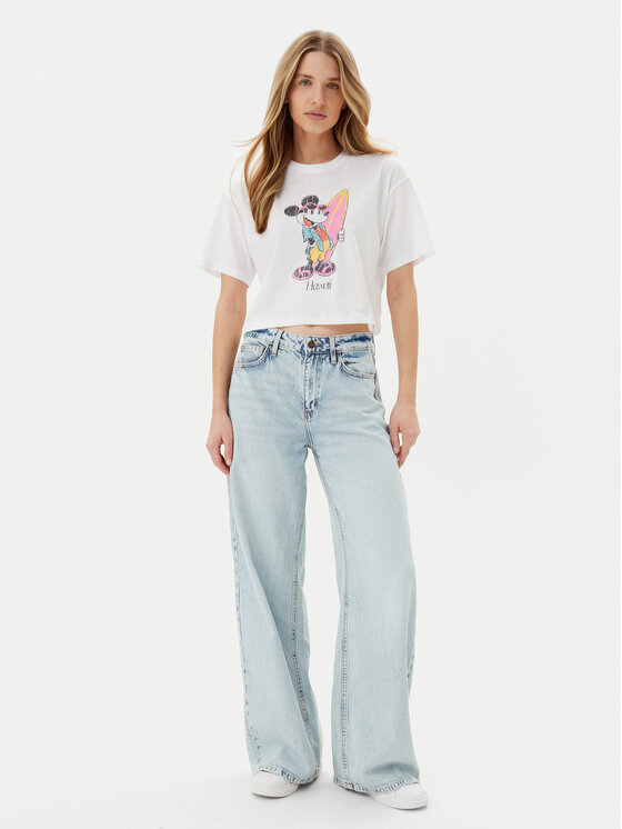 ONLY ONLY Футболка Mickey Minnie 15348126 Білий Regular Fit