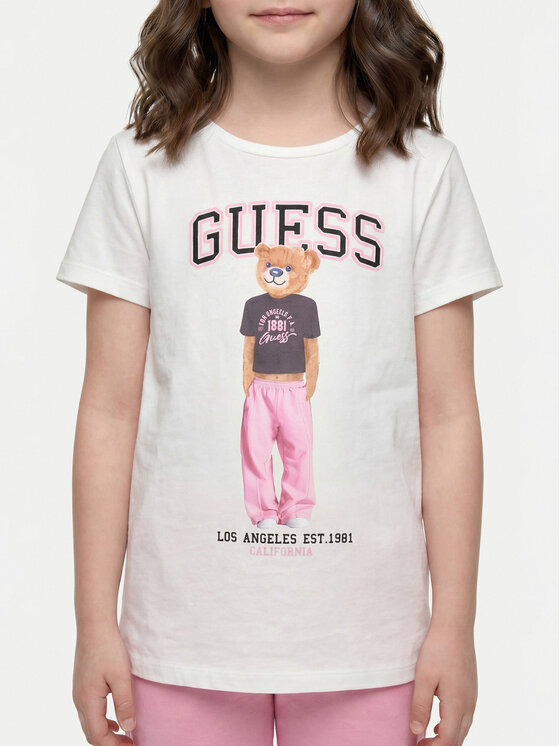 Guess Guess Camiseta J6YI08 K3710 Blanco Regular Fit