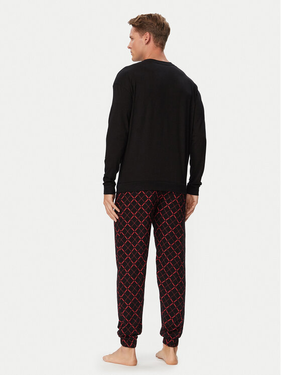 HUGO HUGO Pijama Elion 50570947 Negro Relaxed Fit