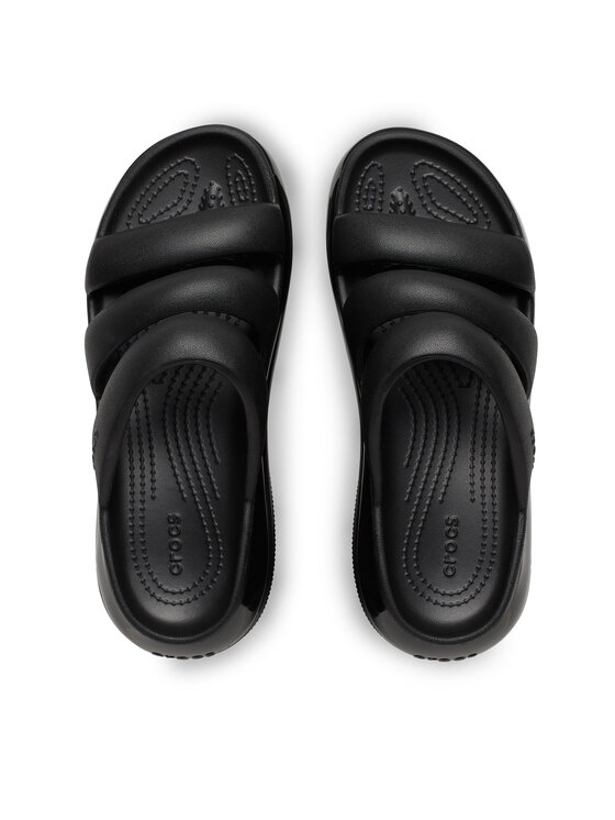 Crocs Шльопанці Crocs Mega Crush Triple Strap 209842 Чорний