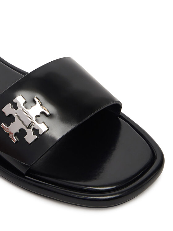 Tory Burch Шльопанці Tory Burch T Lock Slide 164676 Чорний