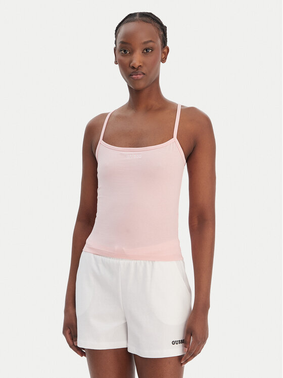 Guess Guess Top E6GP02 J1314 Rosa Regular Fit