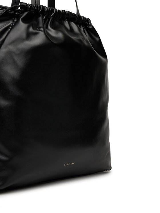 Calvin Klein Kabelka Calvin Klein Drawstring Tote LV04K3159G Čierna