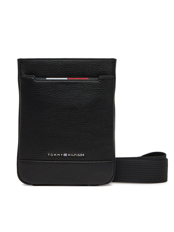 Tommy Hilfiger Мъжка чантичка Tommy Hilfiger Th Central Mini Crossover AM0AM13487 Черен