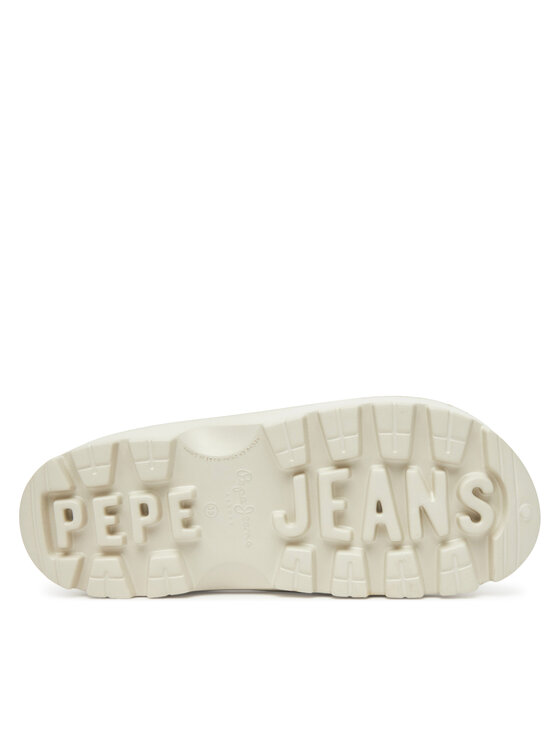 Pepe Jeans Šľapky Pepe Jeans Sun Beach PLS70161 Biela