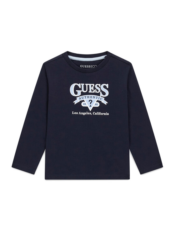 Guess Guess Блузка N6YI12 K3800 Cиній Regular Fit