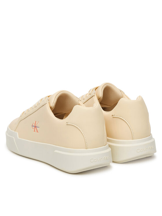 Calvin Klein Sneakers Calvin Klein Chunky Cupsole Laceup Lth Ml YW0YW01947 Crema