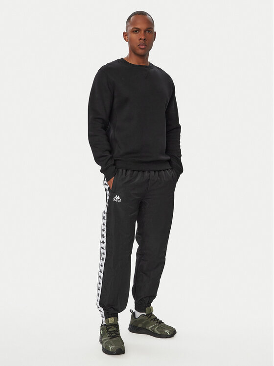 Kappa Kappa Pantalones de chándal Orfeo 36235NW Negro Comfort Fit