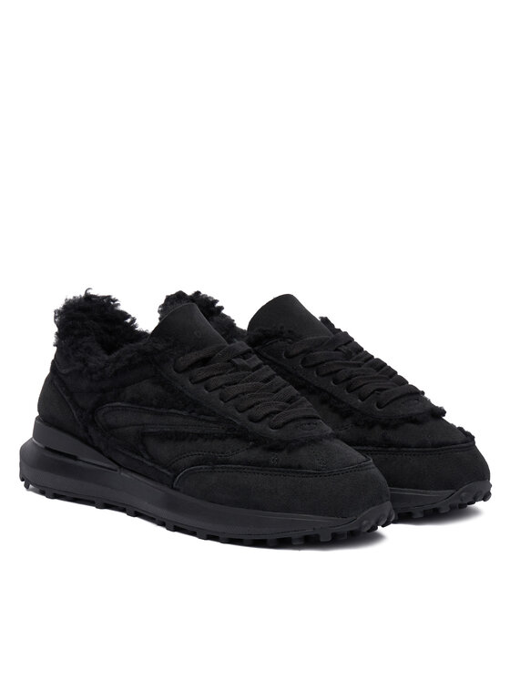 D.A.T.E. Снікерcи D.A.T.E. Athleta Shearling W431-AT-TD Чорний