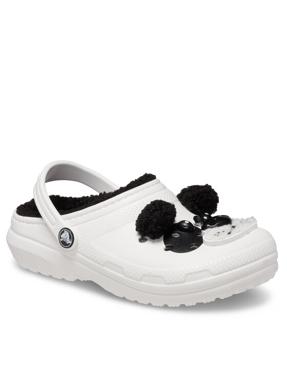 Crocs Шльопанці Crocs Classic Lined Iam Panda Bear Clog K 210400 Білий