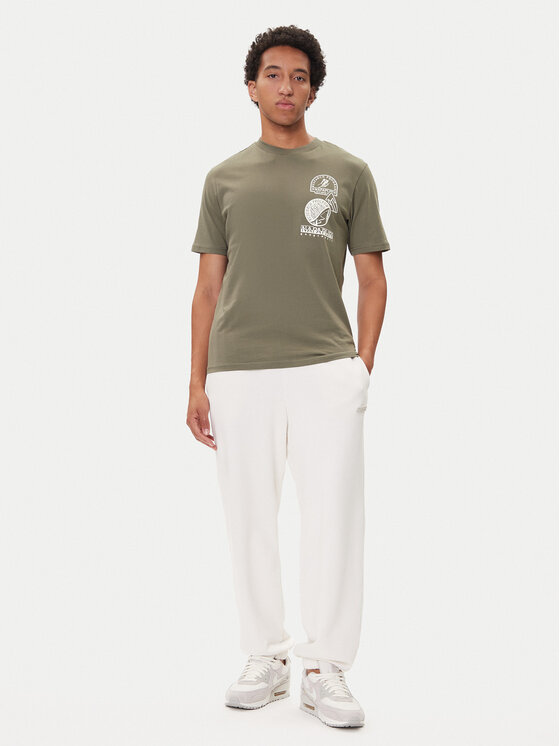Napapijri Napapijri Camiseta S-Funes Ss NP0A88UA Caqui Regular Fit