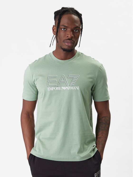 EA7 Emporio Armani EA7 Emporio Armani Camiseta 7M001307 AF10375 U7243 Verde Regular Fit