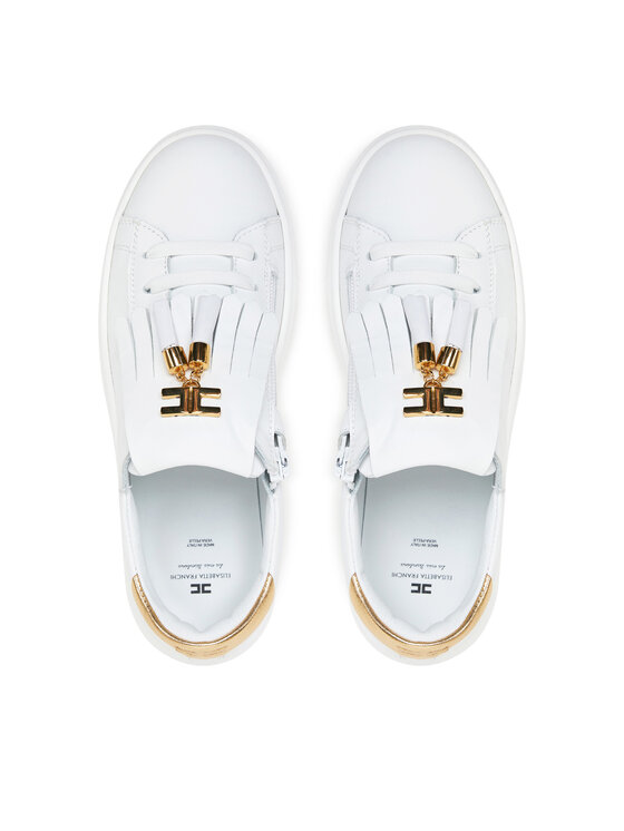 Elisabetta Franchi Sneakersy Elisabetta Franchi F4-A9E-0232 Biela