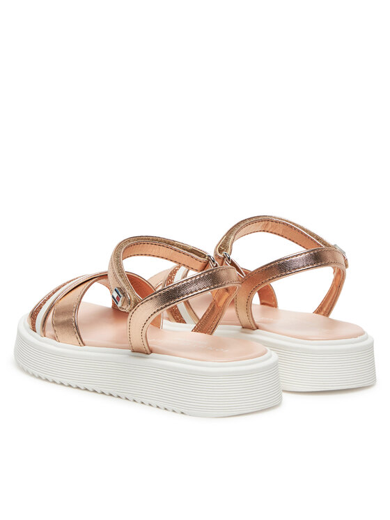 Tommy Hilfiger Σανδάλια Tommy Hilfiger Sandal T4A2-33800-0569 M Ροζ χρυσό