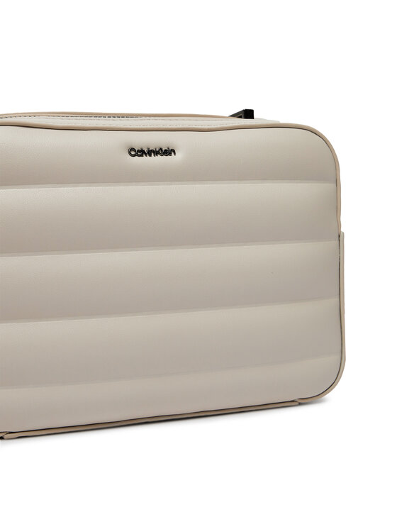 Calvin Klein Kabelka Calvin Klein Line Quilt Camera Bag K60K612114 Šedá