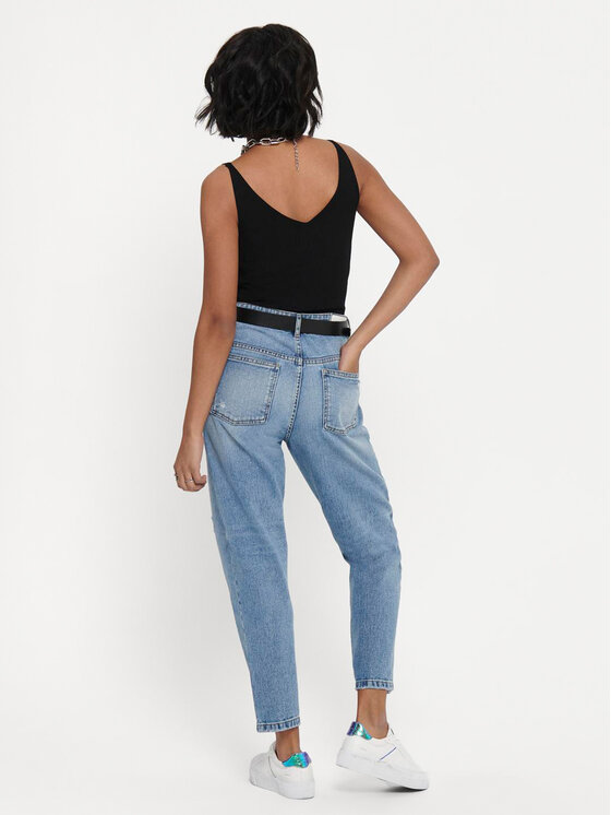 JDY JDY Top Nanna 15180497 Črna Slim Fit