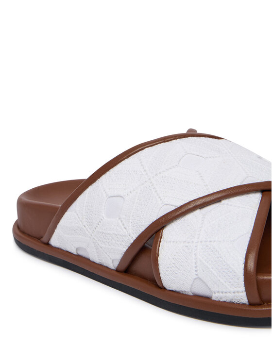 Max Mara Beachwear Шльопанці Max Mara Beachwear Peonie 2616521019650 Білий