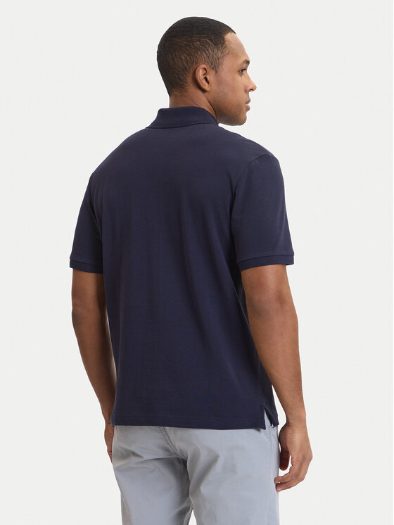 Napapijri Napapijri Polo E-Small Box NP0A88TQ Azul marino Relaxed Fit