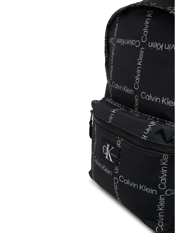 Calvin Klein Jeans Rucsac Calvin Klein Jeans City Grid Aop IU0IU00711 Negru