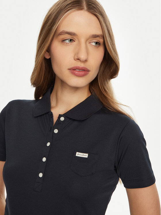 Guess Guess Поло W5RP47 KARS2 Cиній Regular Fit