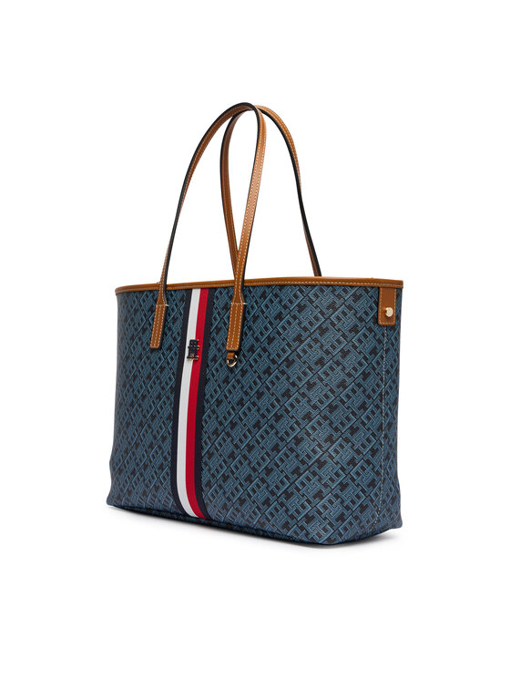 Tommy Hilfiger Τσάντα Tommy Hilfiger Th Monoplay AW0AW19178 Σκούρο μπλε
