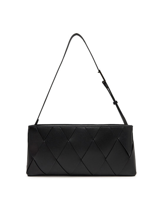Calvin Klein Borsetta Calvin Klein Ck Woven Elongated Shoulder Bag K60K612992 Nero