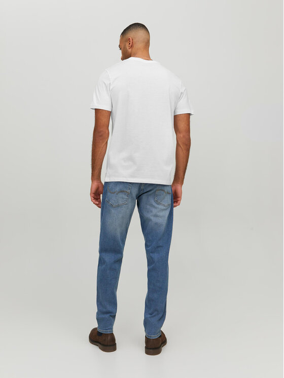 Jack & Jones Jack & Jones T-Shirt Basic 12156102 Λευκό Standard Fit