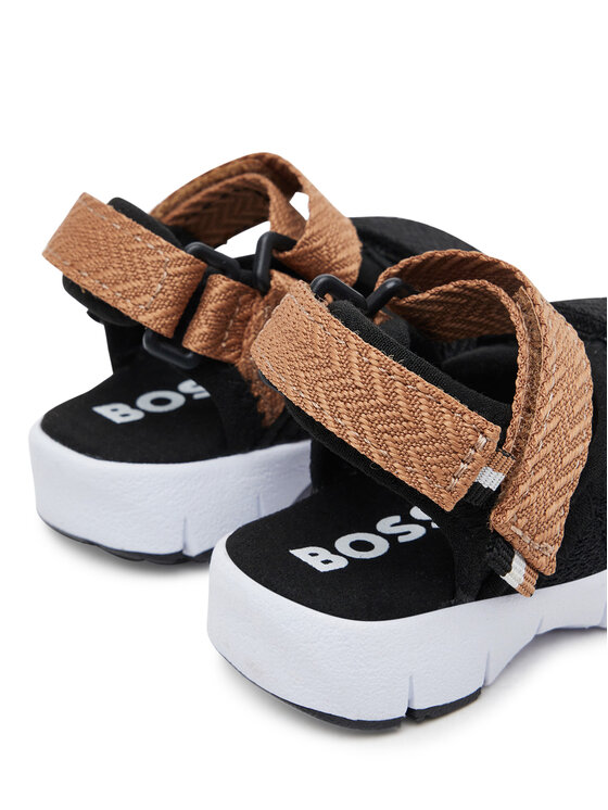 BOSS Босоніжки BOSS J52159 M Чорний