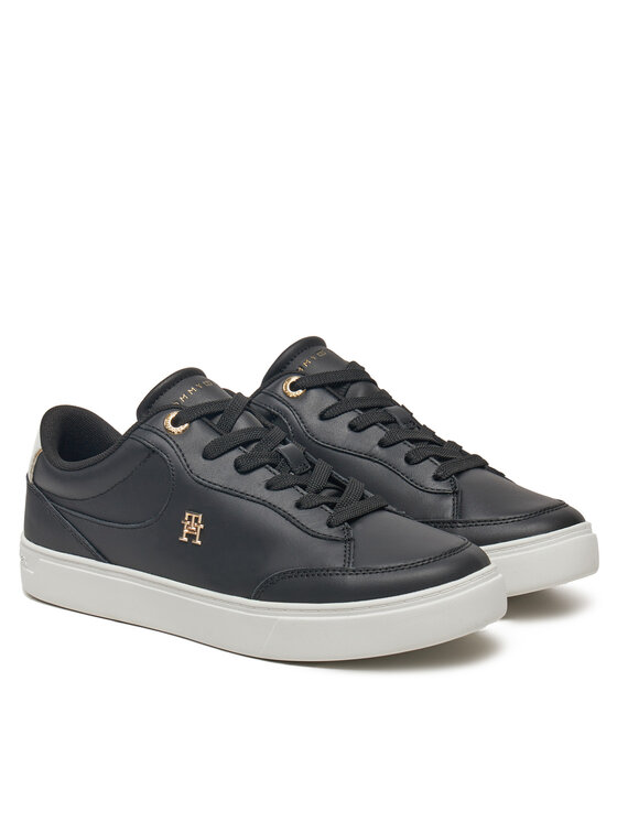 Tommy Hilfiger Αθλητικά Tommy Hilfiger Essential Chic Court Sneaker FW0FW08322 Μαύρο