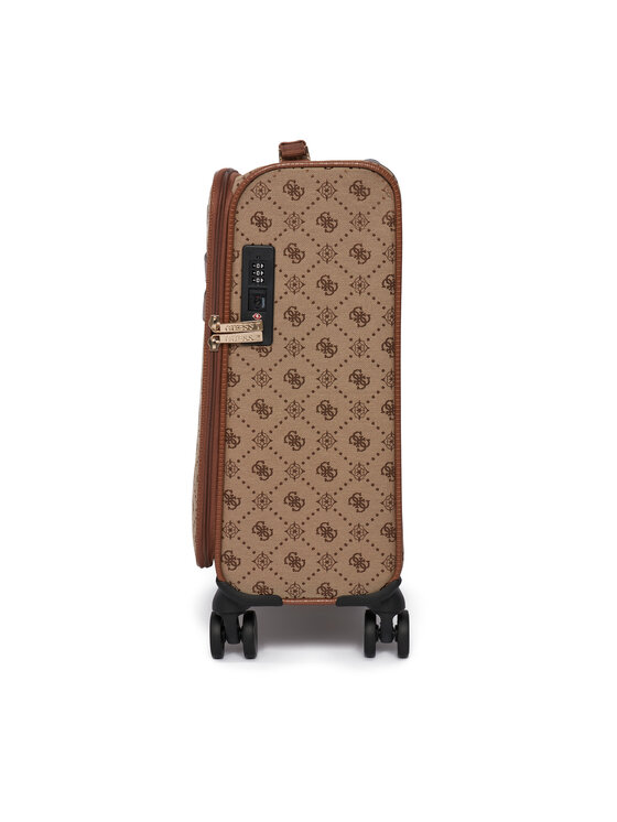 Guess Kovček za kabino Guess Melinda Logo TWLP99 02983 Bež