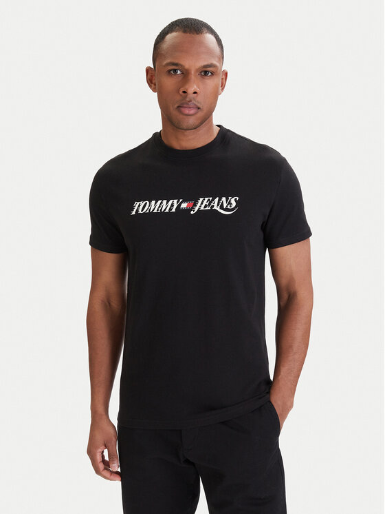Tommy Jeans Tommy Jeans Camiseta DM0DM22548 Negro Regular Fit