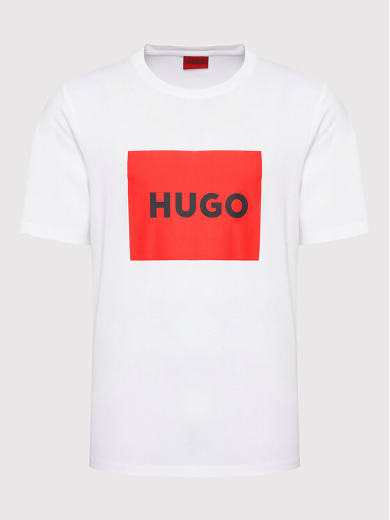 HUGO Hugo Футболка Dulive222 50467952 Білий Regular Fit