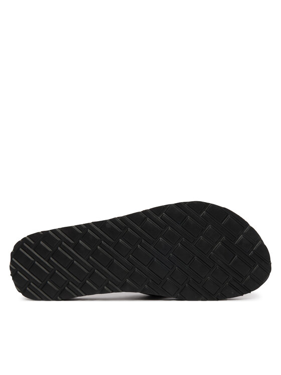 Tommy Hilfiger Čības uz pirksta Tommy Hilfiger Th Ltr Footbed Summer Sandal FW0FW09194 Melns