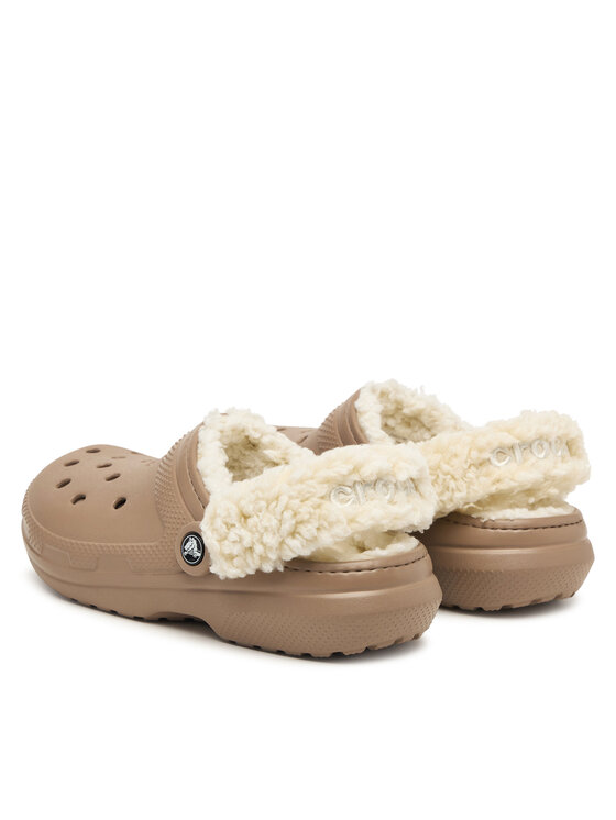 Crocs Шльопанці Crocs Classic Lined Clog 211396 Бежевий