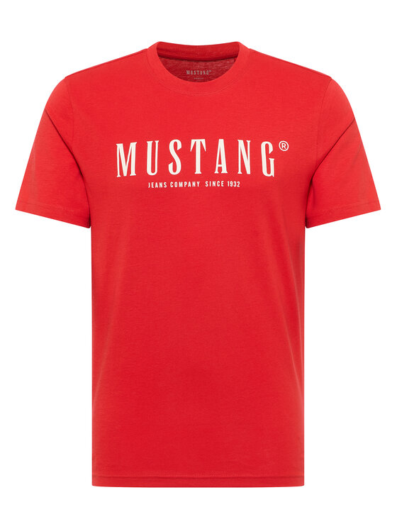 Mustang Mustang Camiseta Austin 1016853 Rojo Regular Fit
