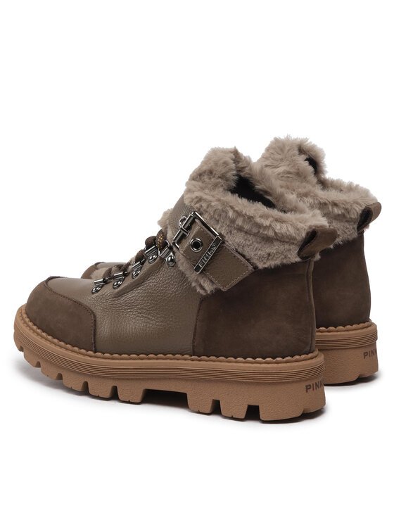 PINKO Зимни обувки PINKO Ortica AI 22-23 BLKS1 1H2131 A07H Кафяв