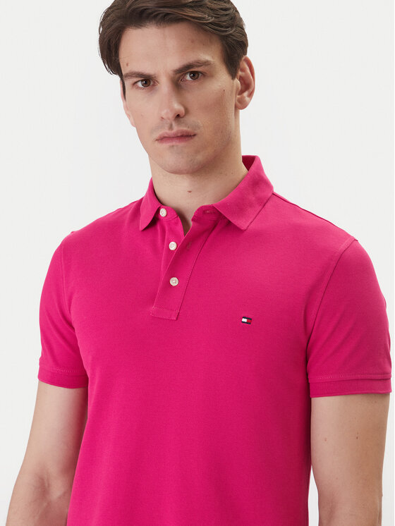 Tommy Hilfiger Tommy Hilfiger Polo 1985 MW0MW17771 Rosa Slim Fit