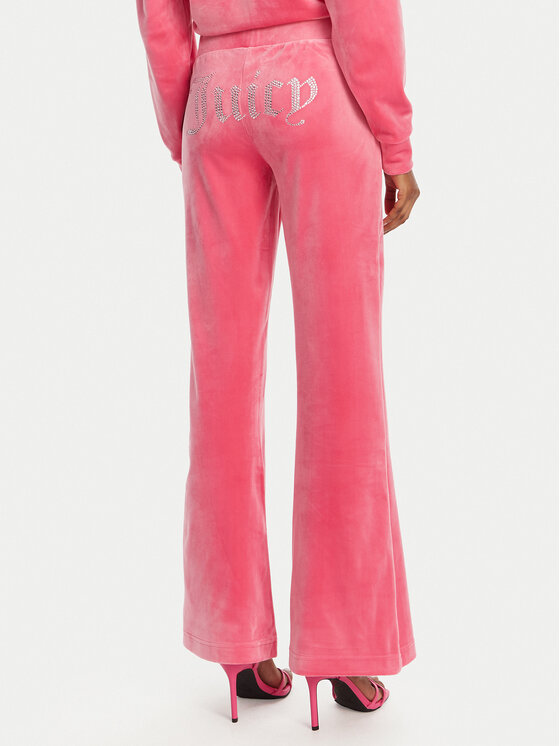 Juicy Couture Juicy Couture Donji dio trenerke Christine JCWBJ125304 Ružičasta Flared Leg