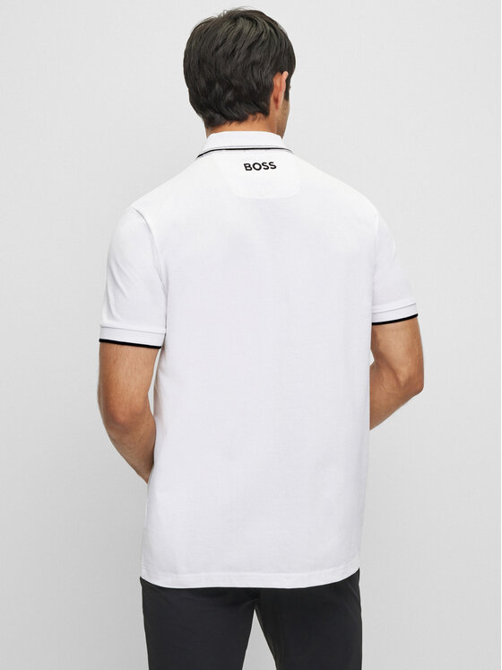 BOSS Boss Polo marškinėliai Paddy Pro 50469102 Balta Regular Fit