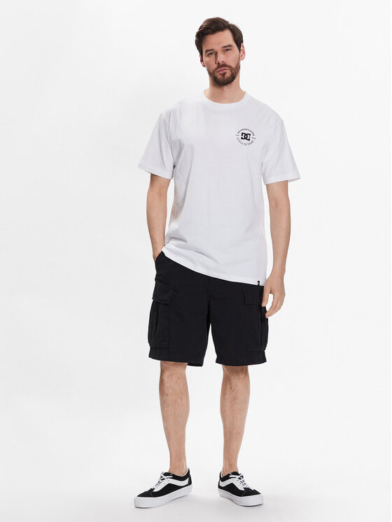 DC Shoes DC Shoes Majica Star Pilot ADYZT04991 Bela Relaxed Fit
