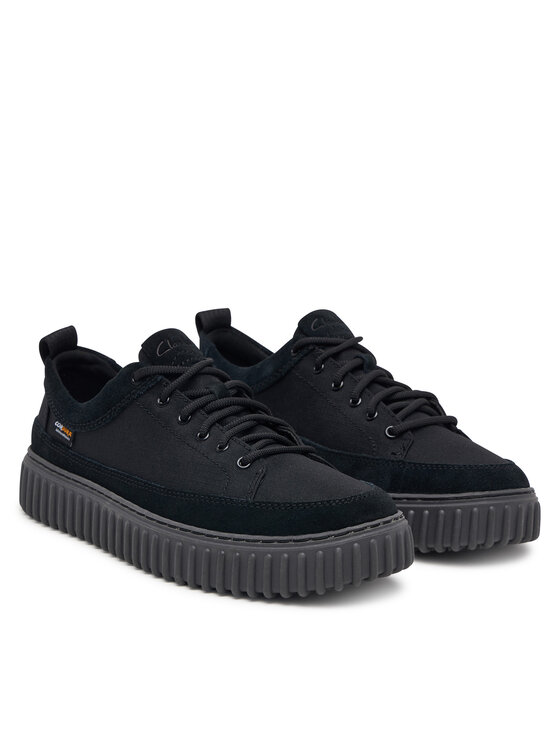 Clarks Sneakersy Clarks Torhill Lace 26328229 Czarny