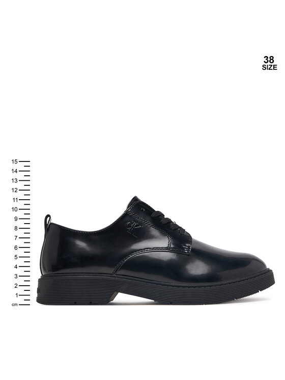 Calvin Klein Обувки Calvin Klein Low Cut Lace-Up Shoe V3X4-83494-1453 D Черен