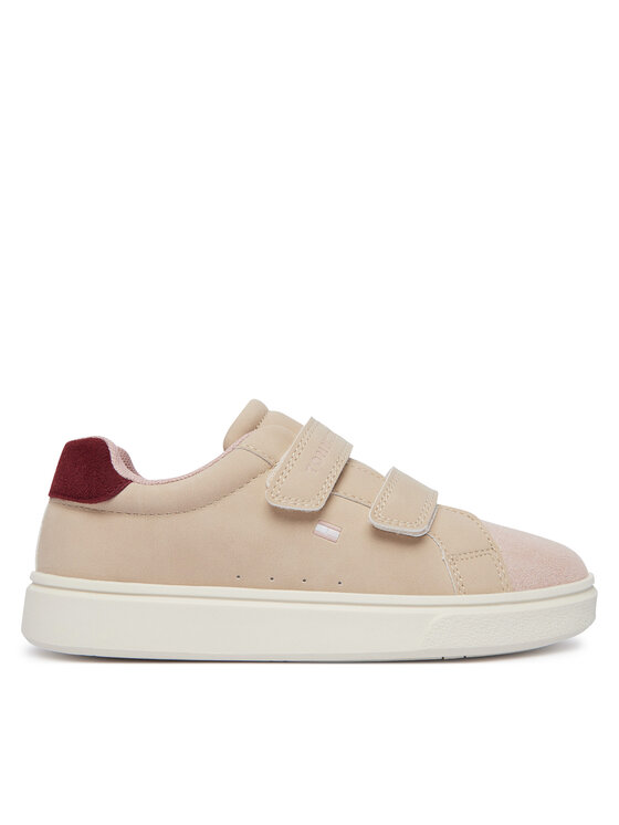 Tommy Hilfiger Sneakers Tommy Hilfiger Low Cut Velcro Sneaker T1A9-35062-0315 S Bej deschis