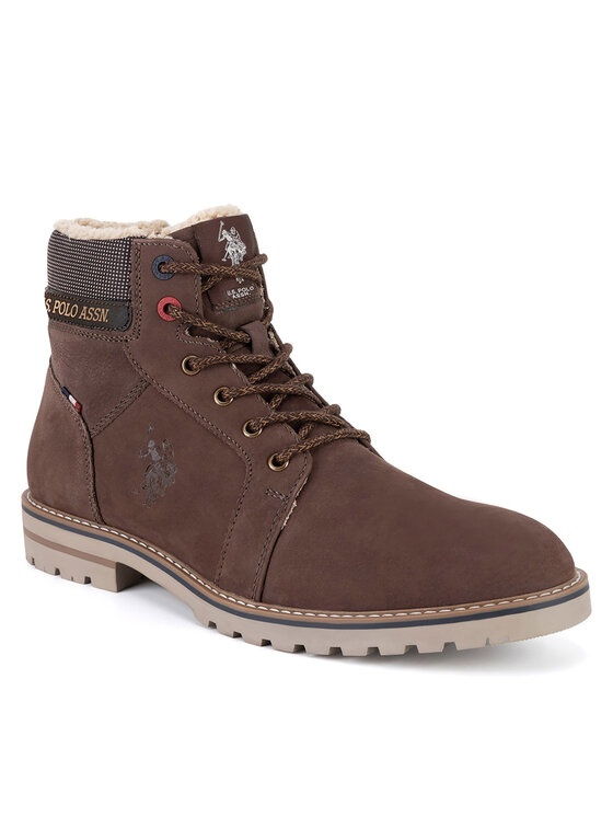 U.S. Polo Assn. Туристически oбувки U.S. Polo Assn. POLY001M/DLT1 Кафяв