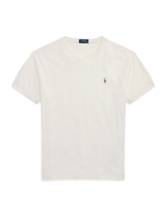 Polo Ralph Lauren Polo Ralph Lauren T-shirt 710740727094 Écru Custom Slim Fit